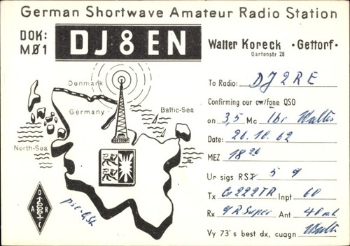 Qsl karte funkerkarte - qsl, karte,