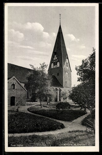 Gettorf blick auf die - die, kirche