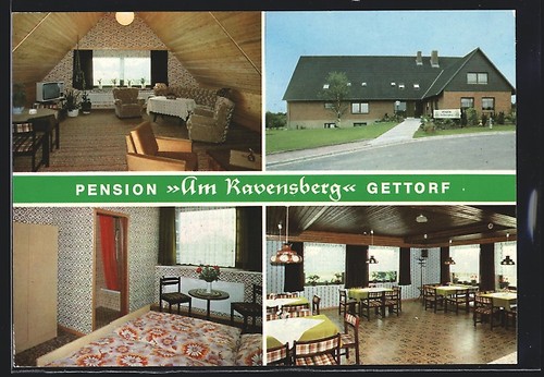 Ansichtskarte gettorf pension - gettorf,,