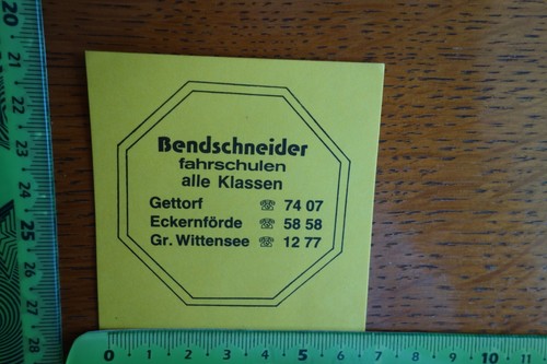 Alter aufkleber verkehr pkw - aufkleber,