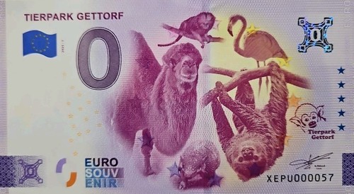 Euro schein tierpark - 0,