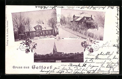 Gettorf ansichtskarte - gettorf,,