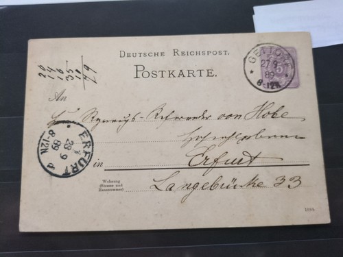Deutsches reich ganzsache - deutsches, ga